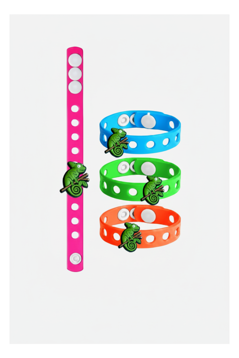 VES Silicone Bracelet WITH Chameleon Charm