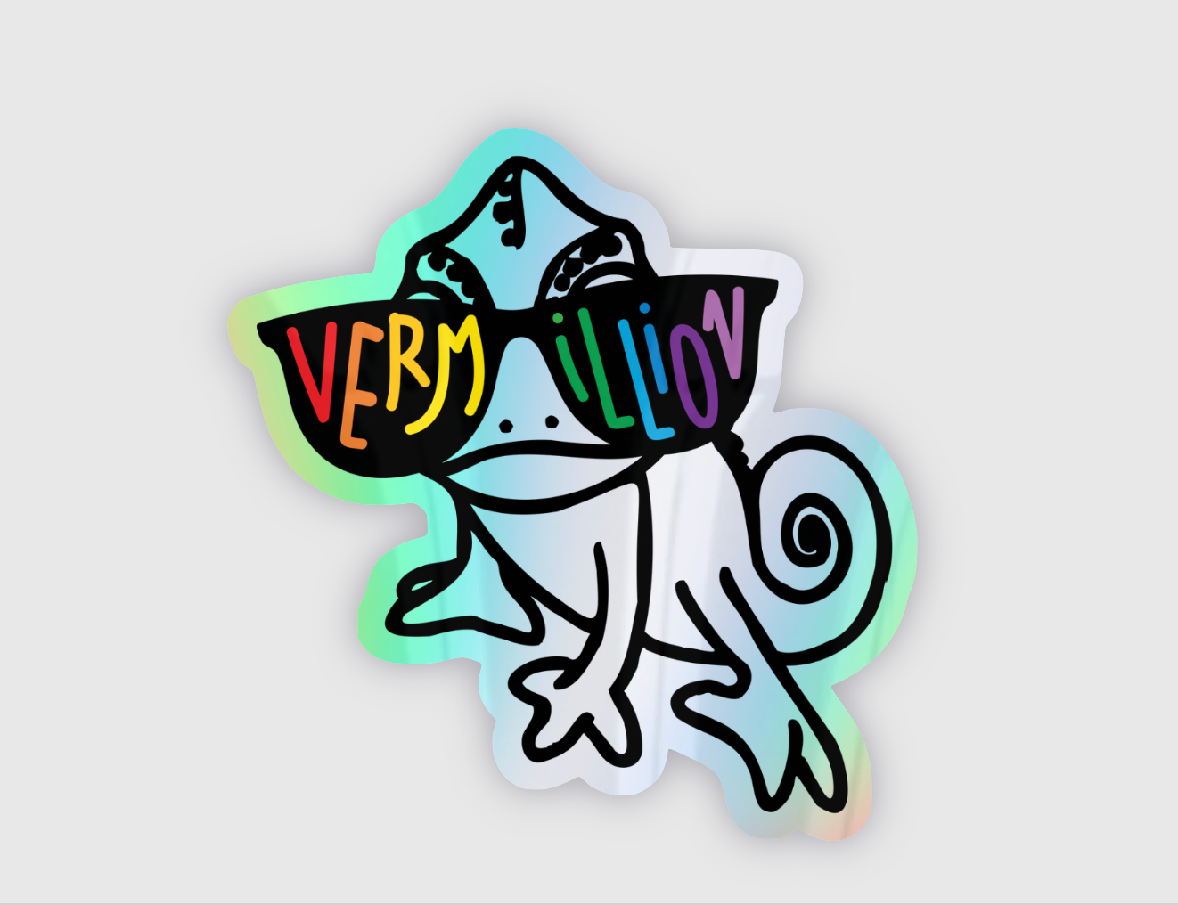 VES Shades Holographic Water Bottle Sticker