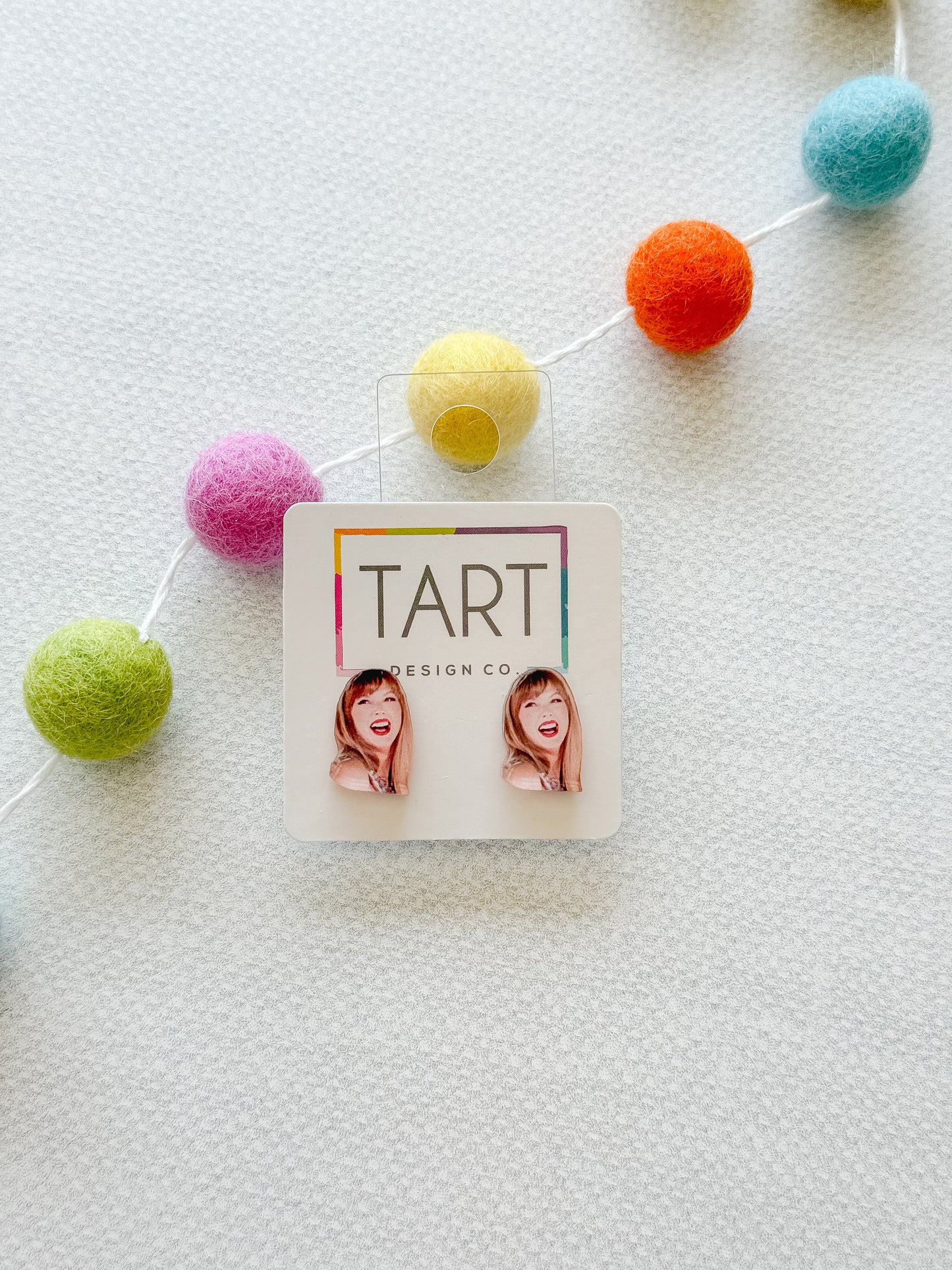 Taylor Swift Face Stud Earrings