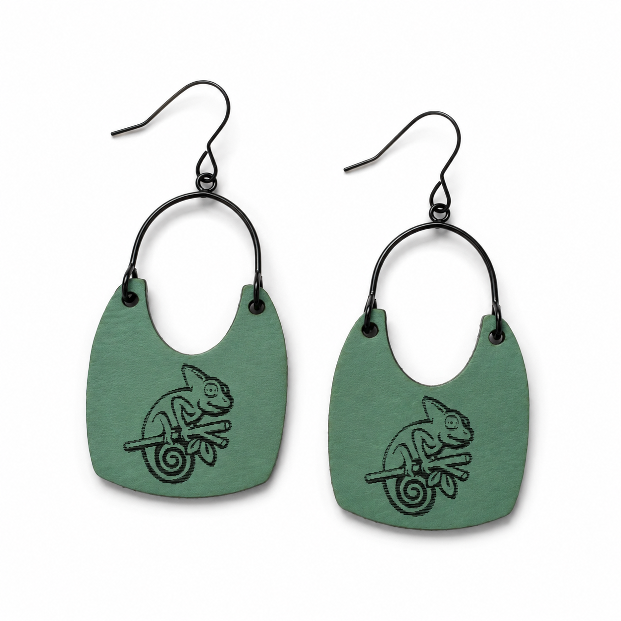 VES Leather Engraved Dangles