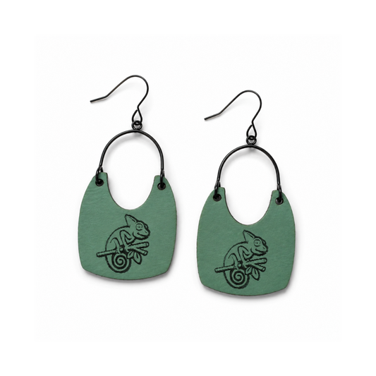 VES Leather Engraved Dangles