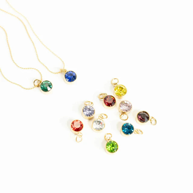 Minimalist Birth Stone Necklace