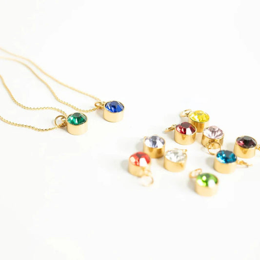 Minimalist Birth Stone Necklace