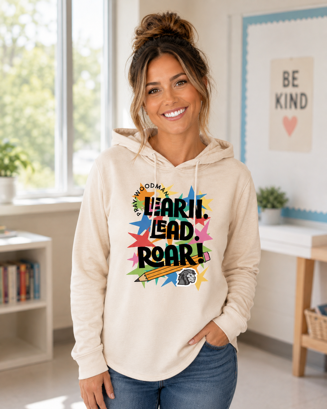 PWS Learn Lead Roar Flowy Hoodie (Ladies)
