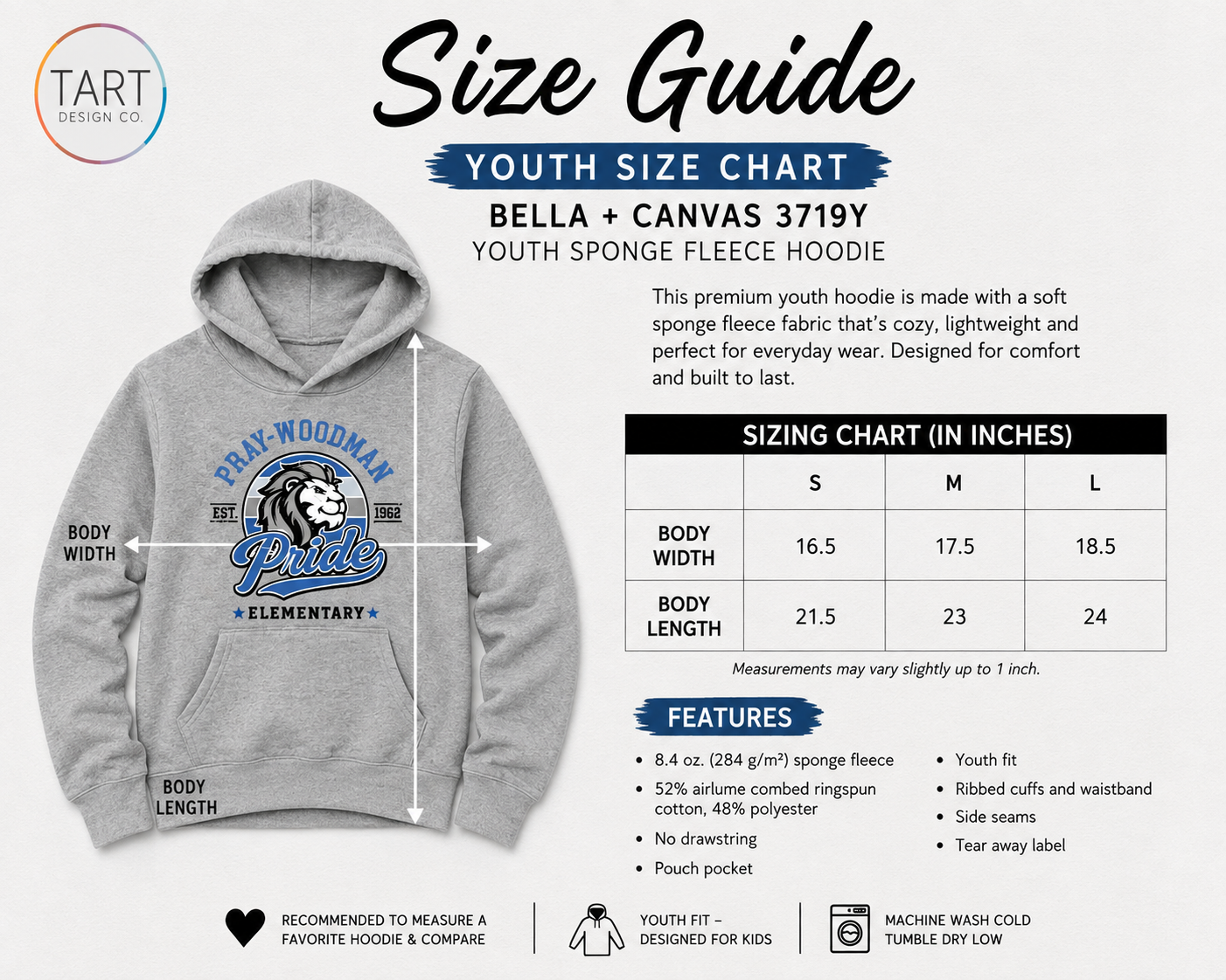 PWS Classic Premium Sponge Hoodie