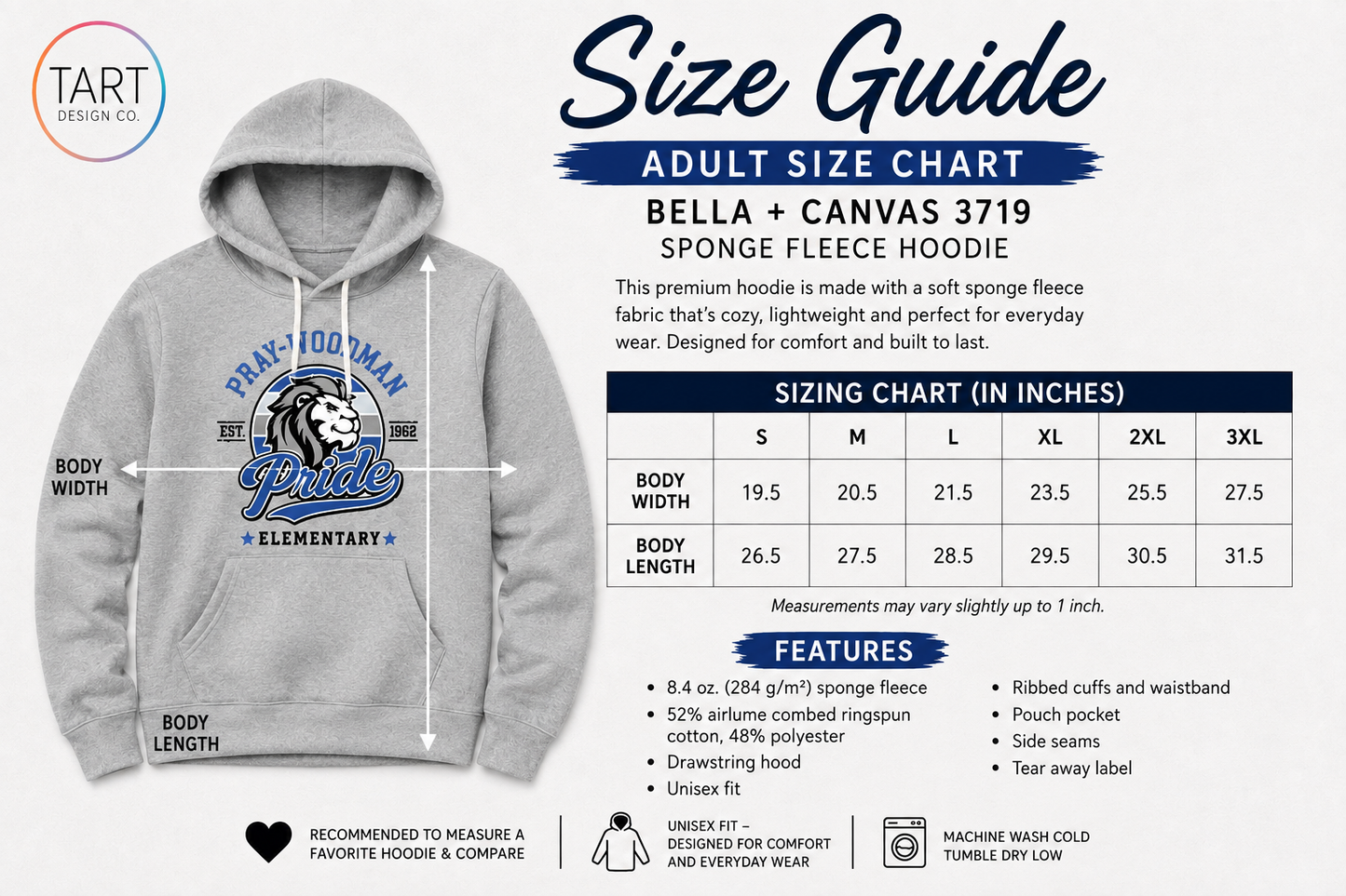 PWS Classic Premium Sponge Hoodie