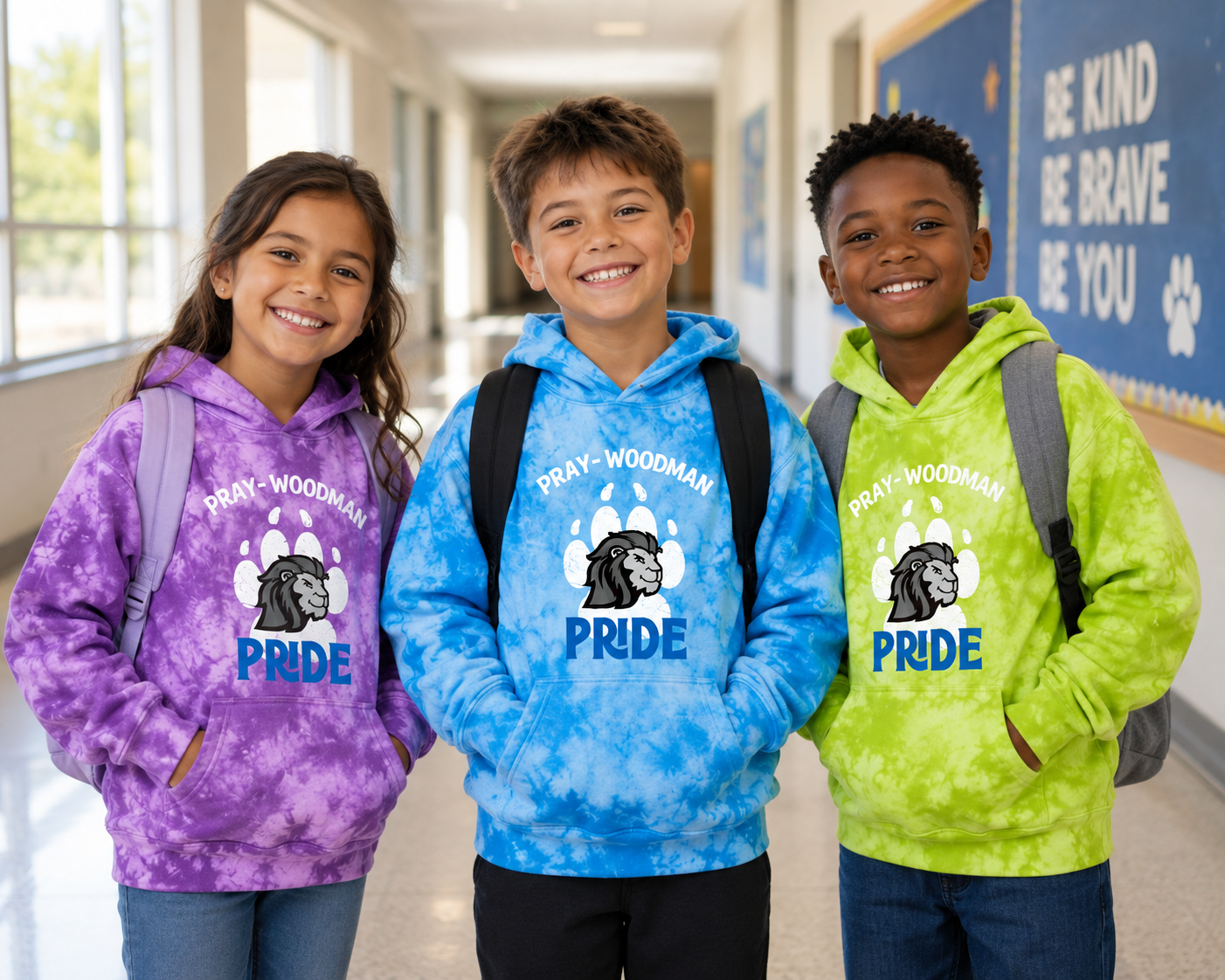 PWS Classic Paw Tie Dye Hoodie