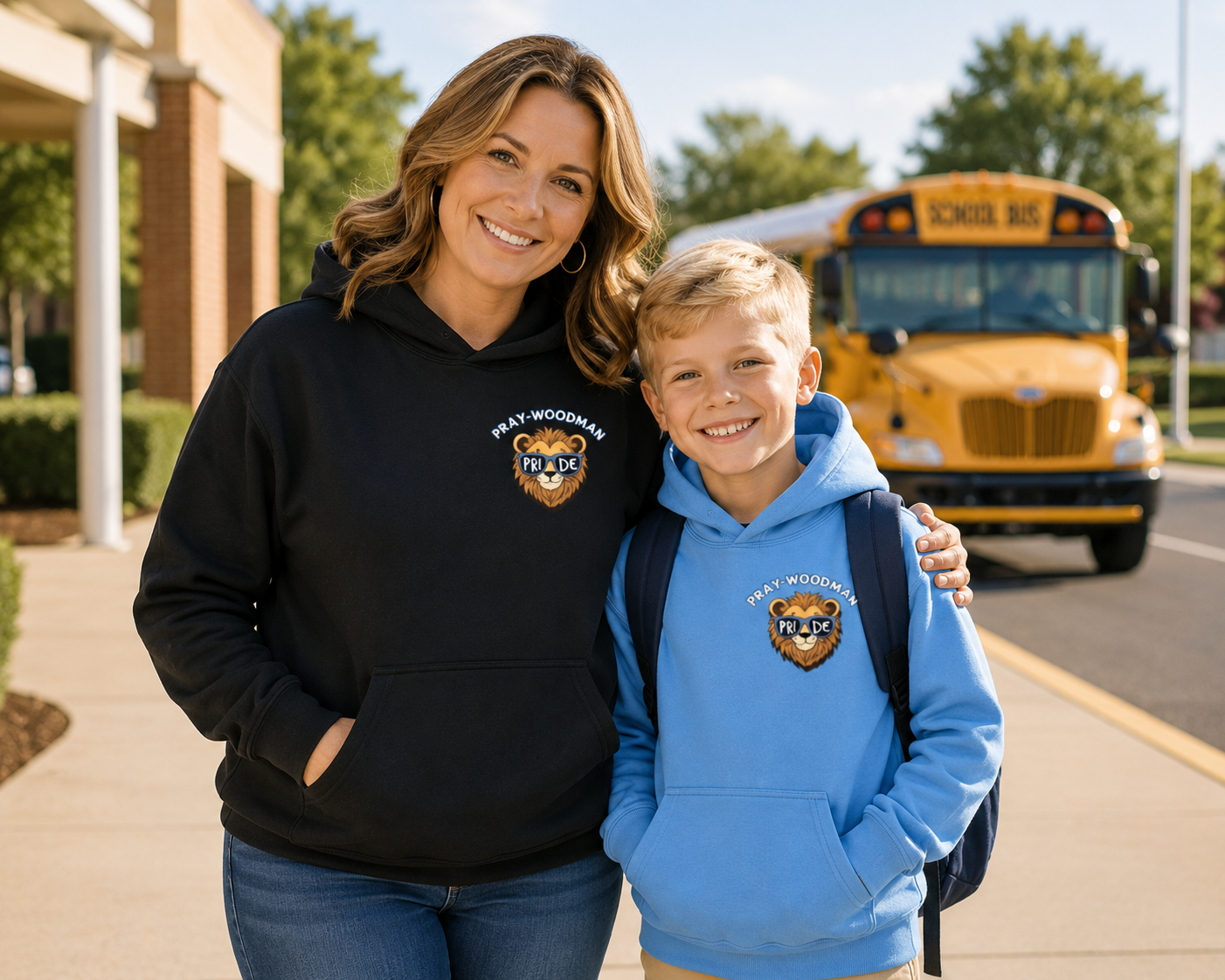 PWS Cute Lion Head Gildan Hoodie