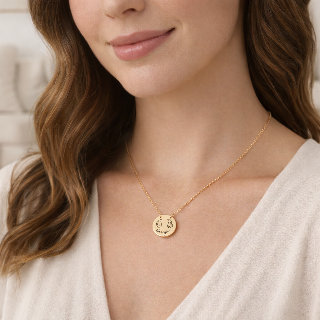 Custom Dog Ear Necklace
