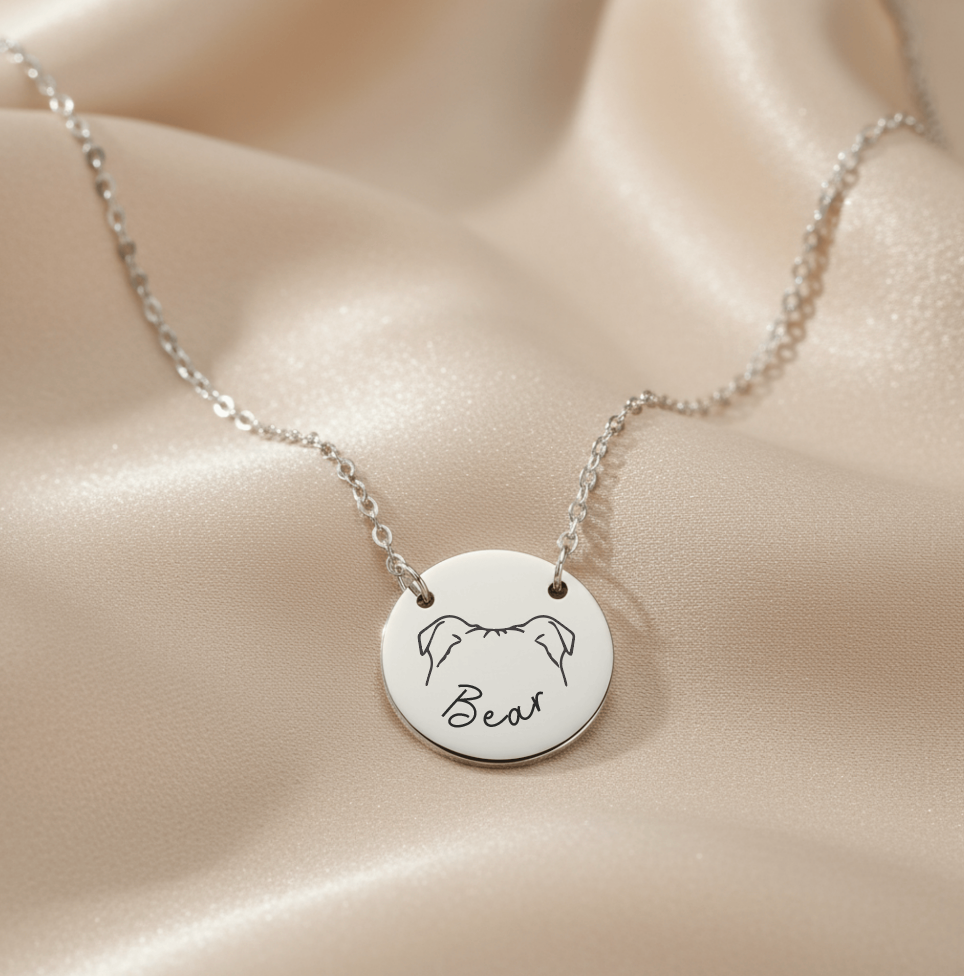 Custom Dog Ear Necklace