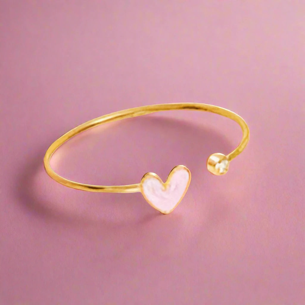 Dainty Heart Bangle