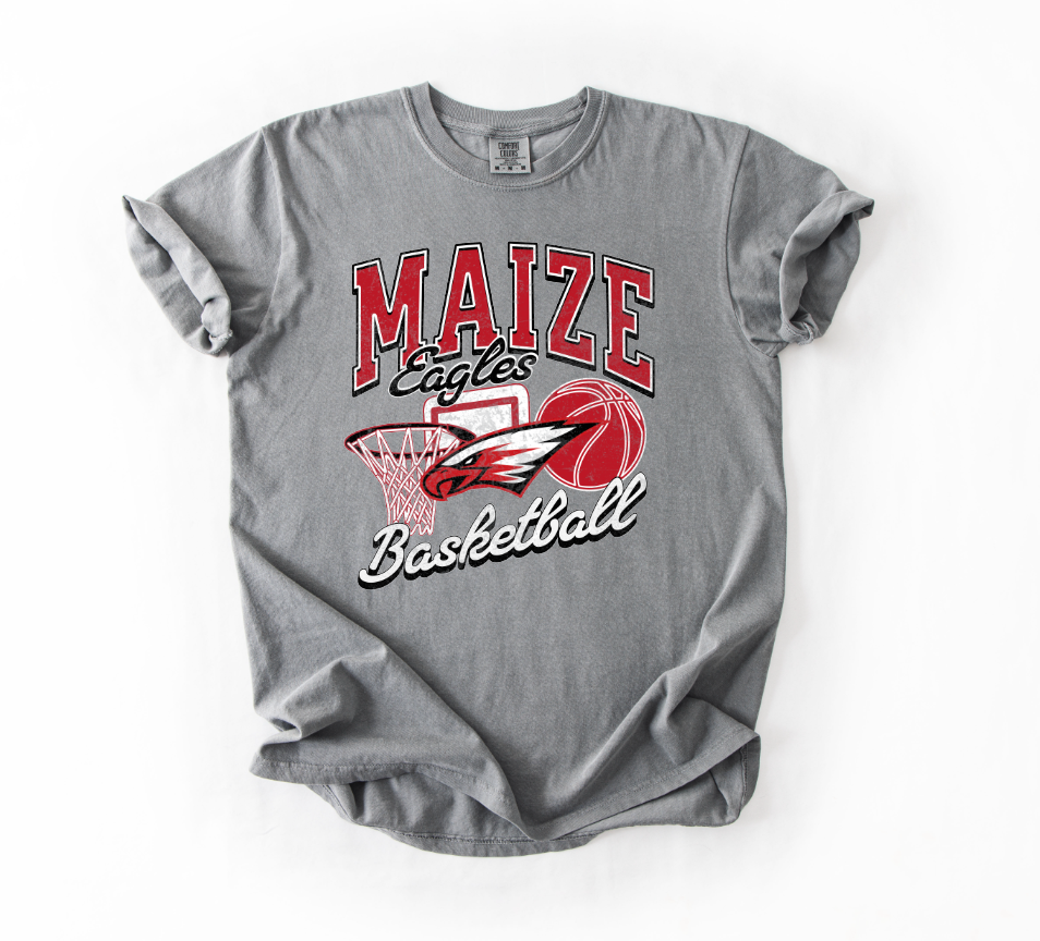 Maize Retro Tee in Comfort Colors (MHS)