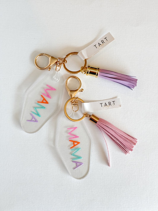 MAMA Engraved Motel Keychain