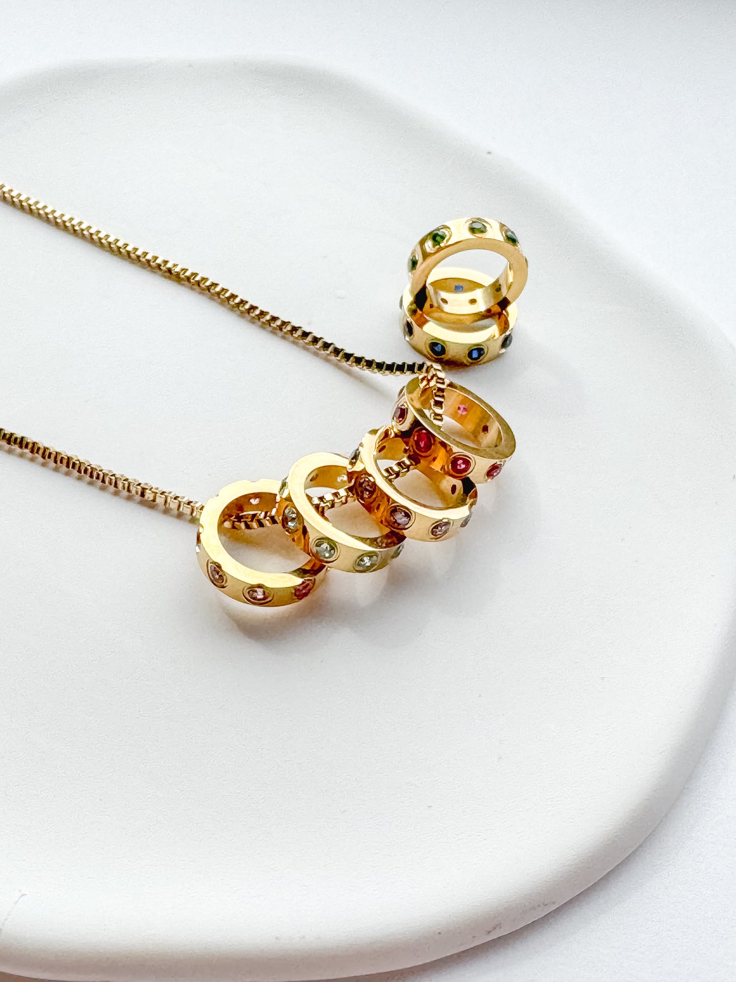 Mother's Ring Necklace