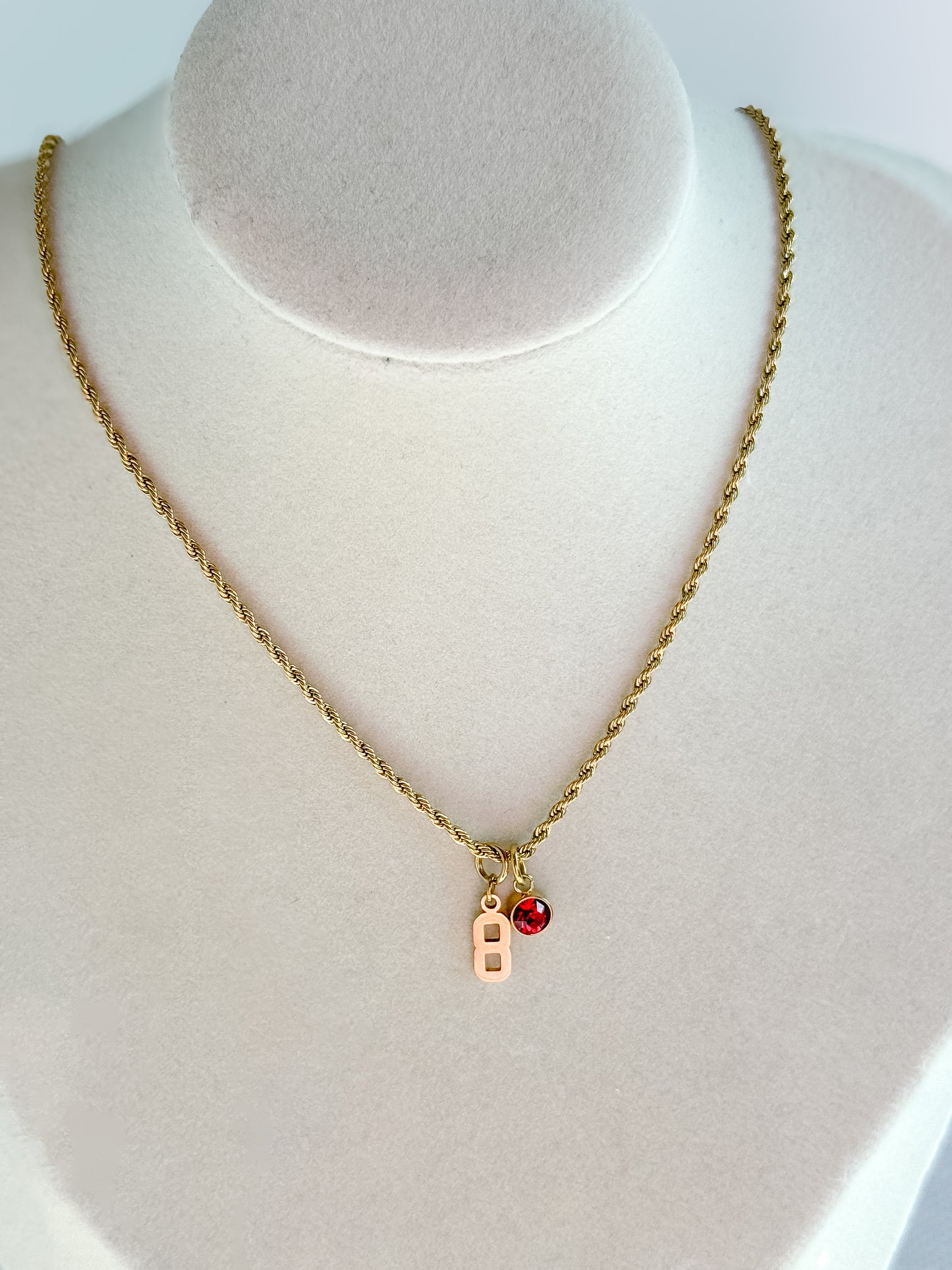 Jersey Number Necklace