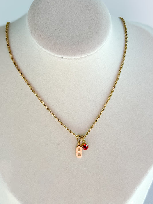 Jersey Number Necklace