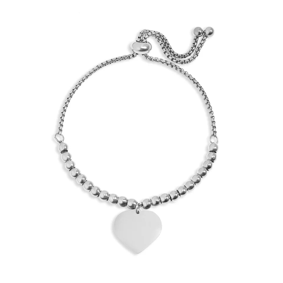 Adjustable Heart Bracelet