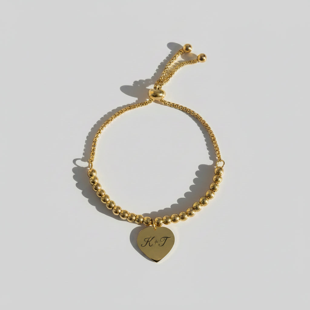 Adjustable Heart Bracelet