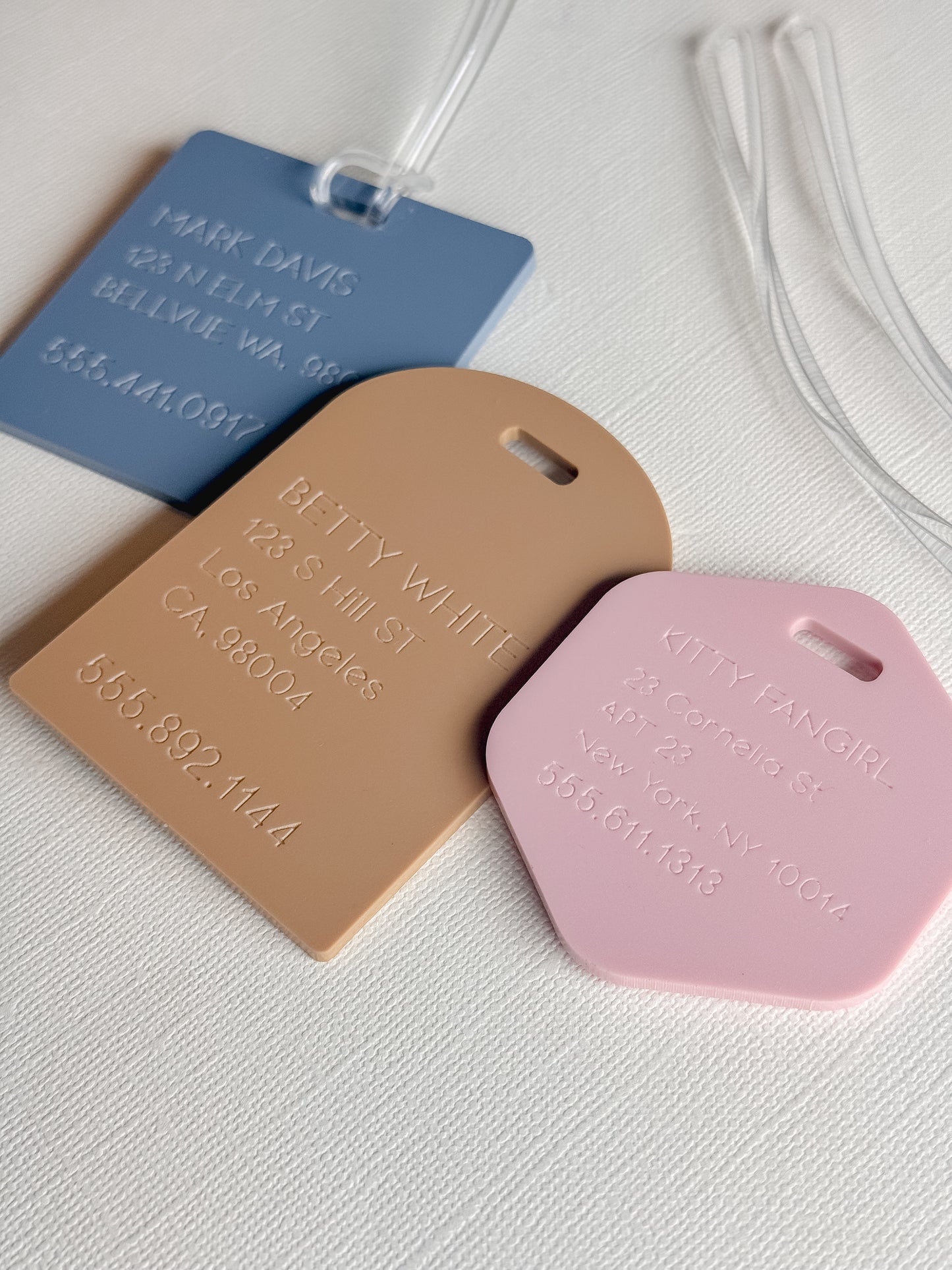Acrylic Luggage Tags