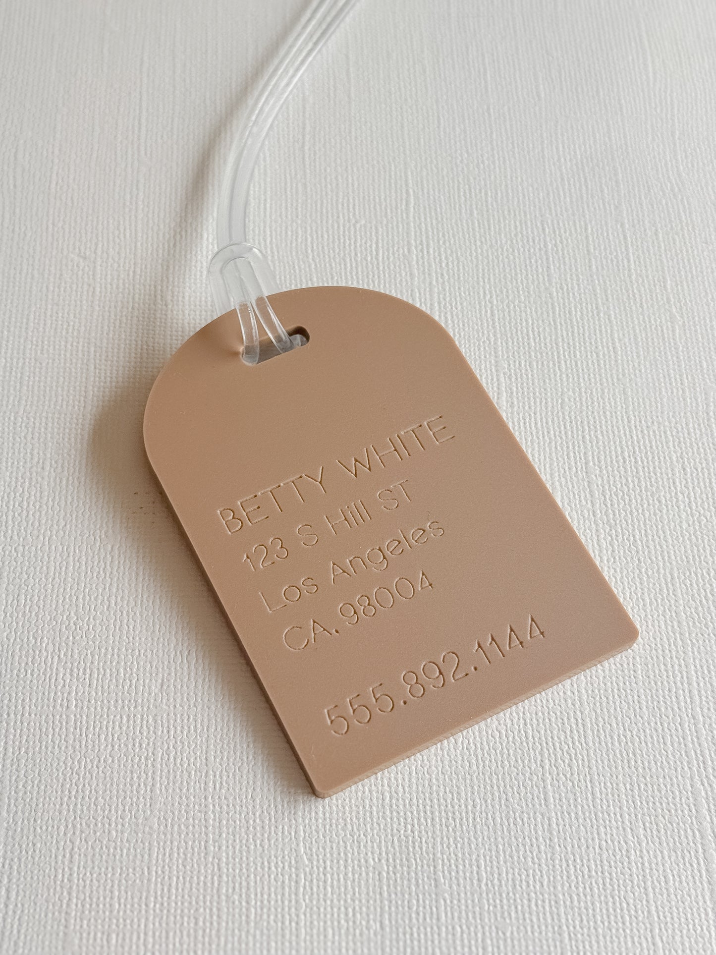 Acrylic Luggage Tags