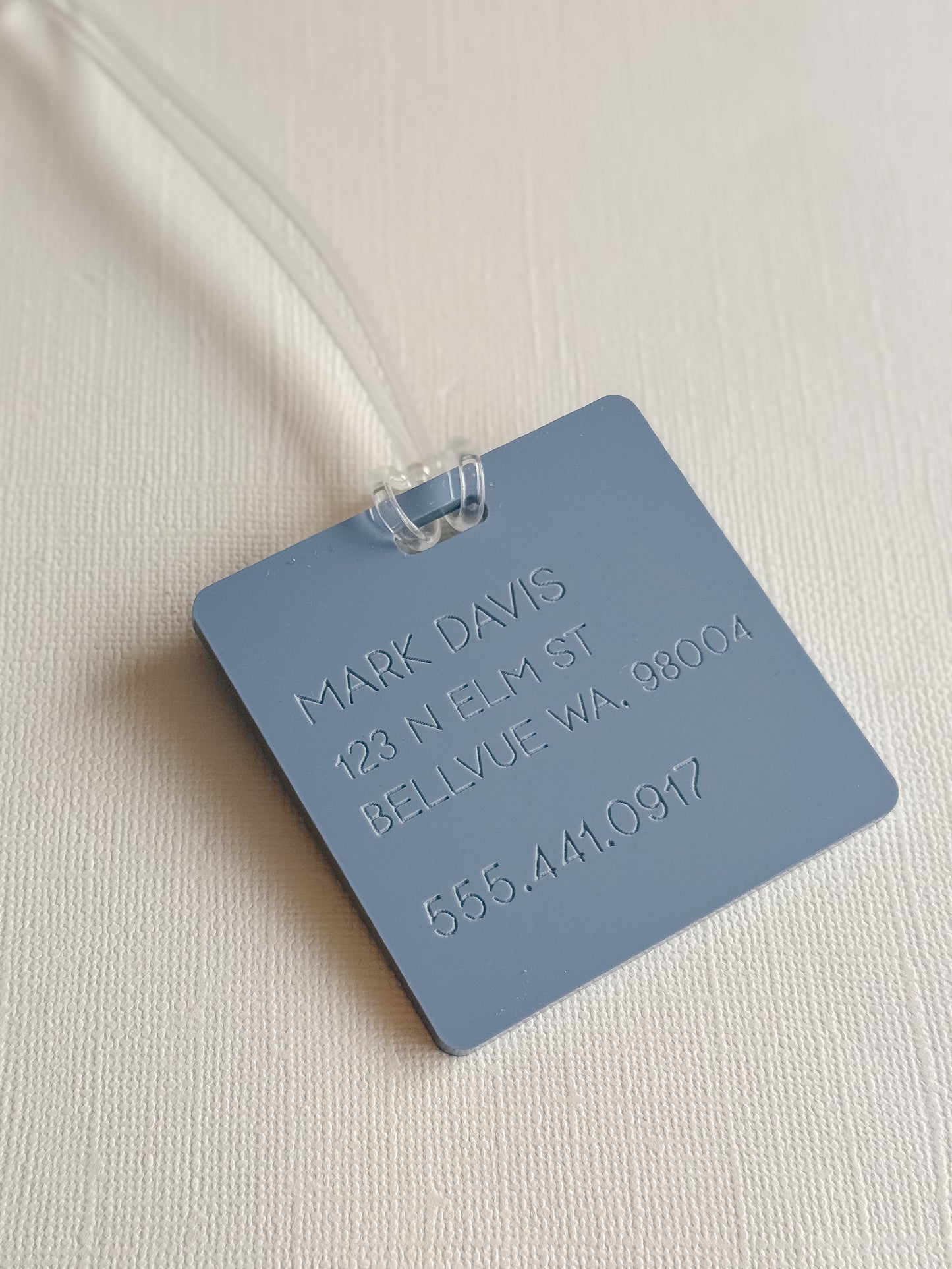 Acrylic Luggage Tags