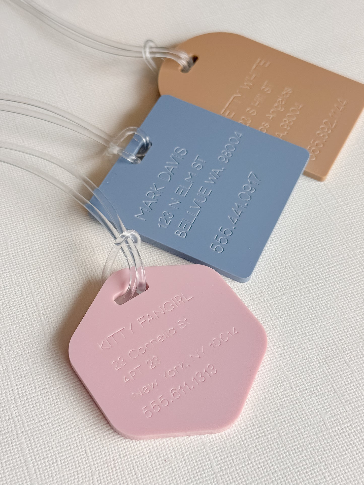 Acrylic Luggage Tags