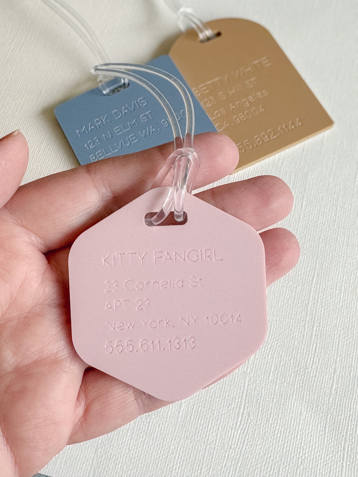 Acrylic Luggage Tags