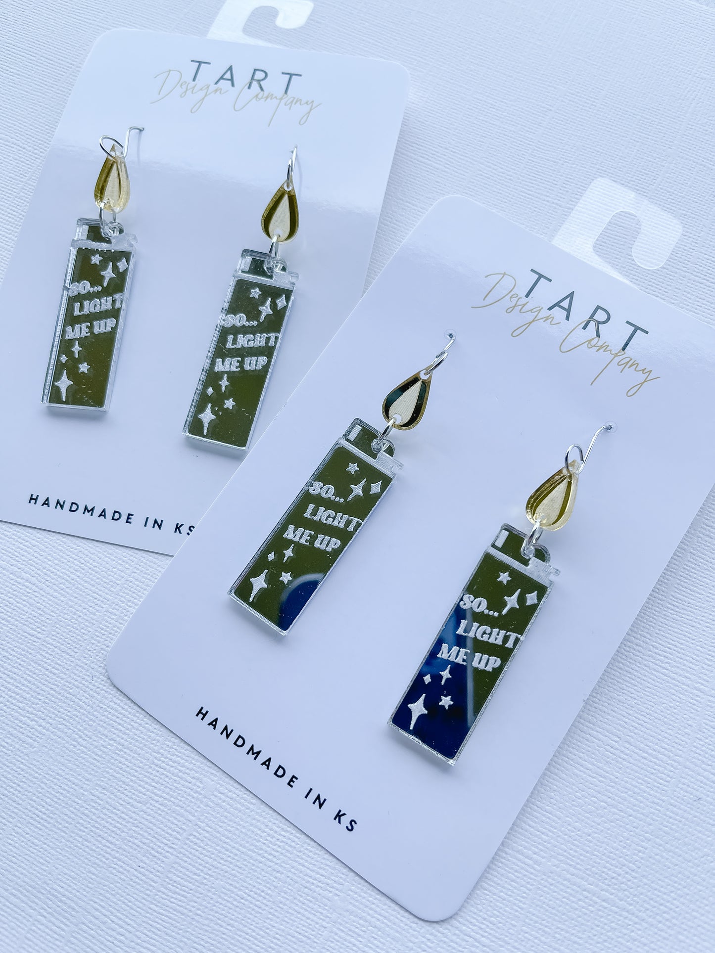 So Light Me Up Lighter Acrylic Earrings