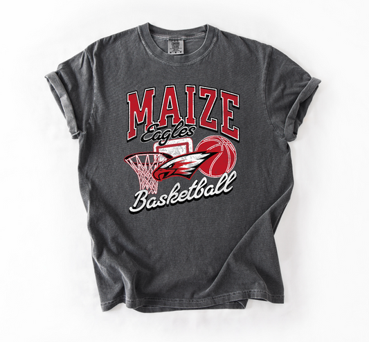 Maize Retro Tee in Comfort Colors (MHS)