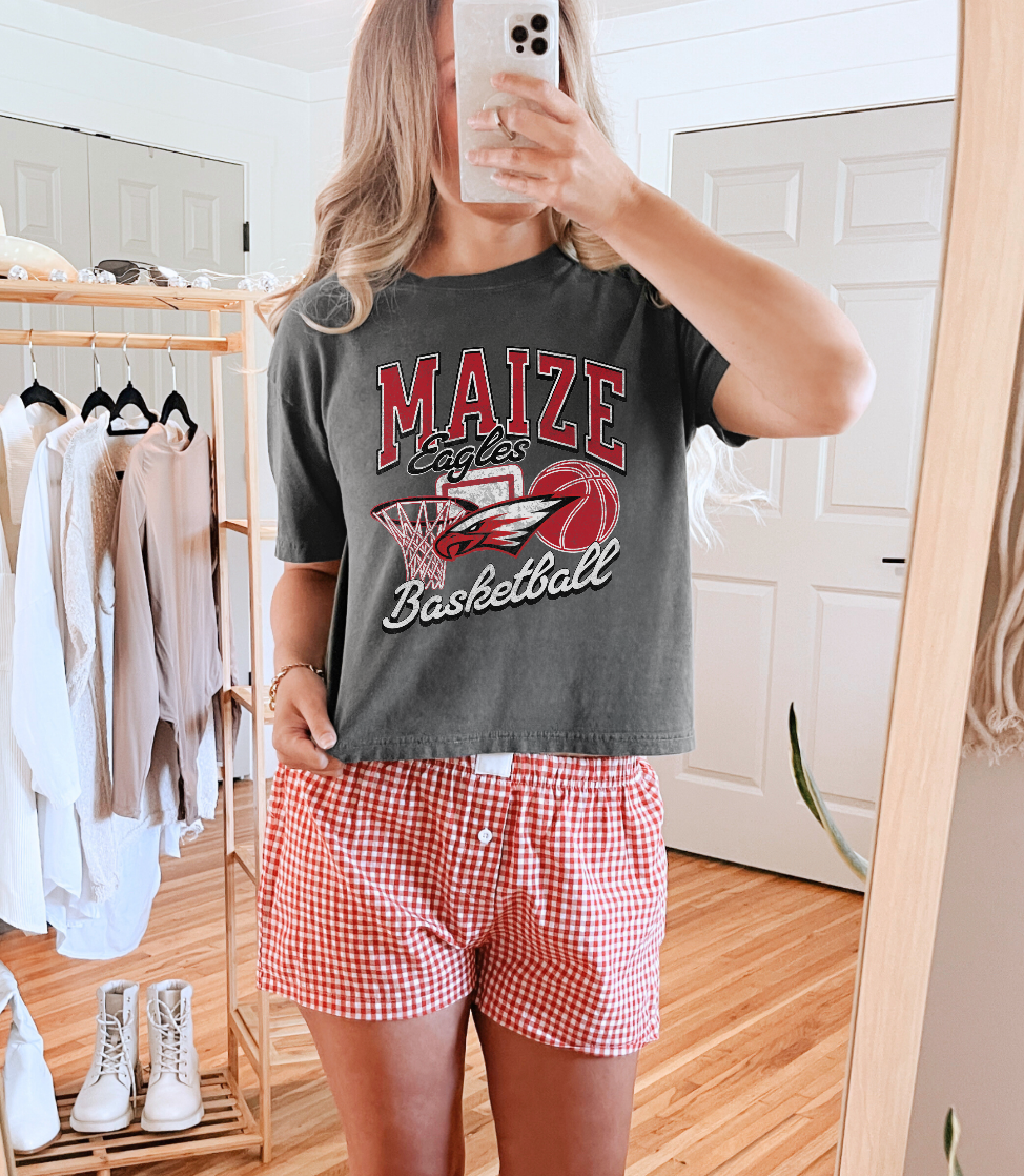 Maize Retro Tee in Comfort Colors (MHS)