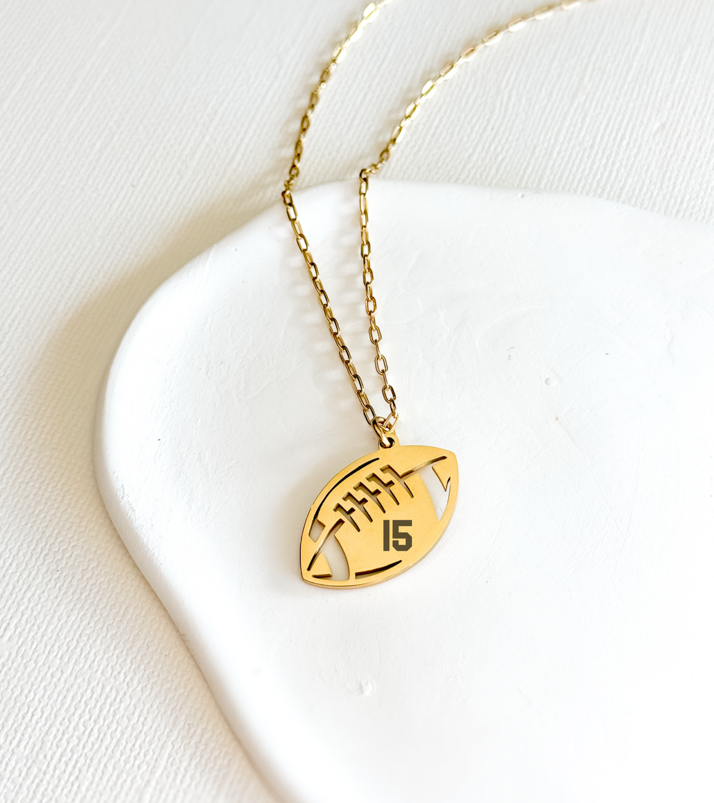 Customizable Football Necklace