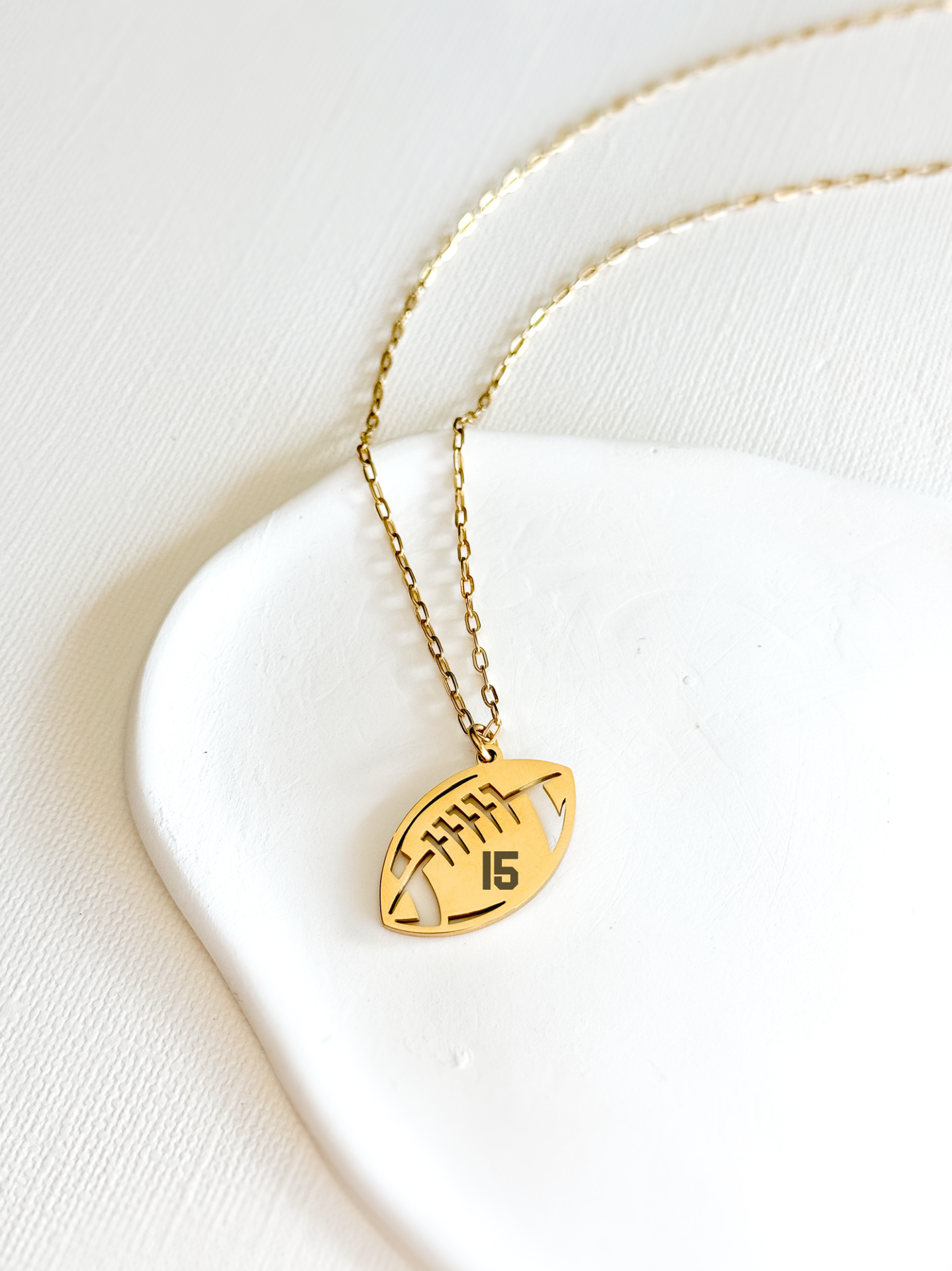 Customizable Football Necklace