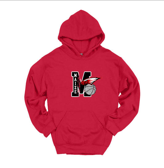 Maize Varsity Basketball Gildan Hoodie