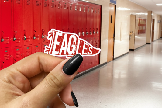 Eagles Pennant Flag Waterproof Vinyl Sticker (MMS