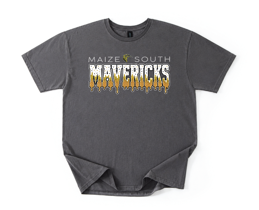 MSIS Mavericks Drippy Gildan Heavy Tee
