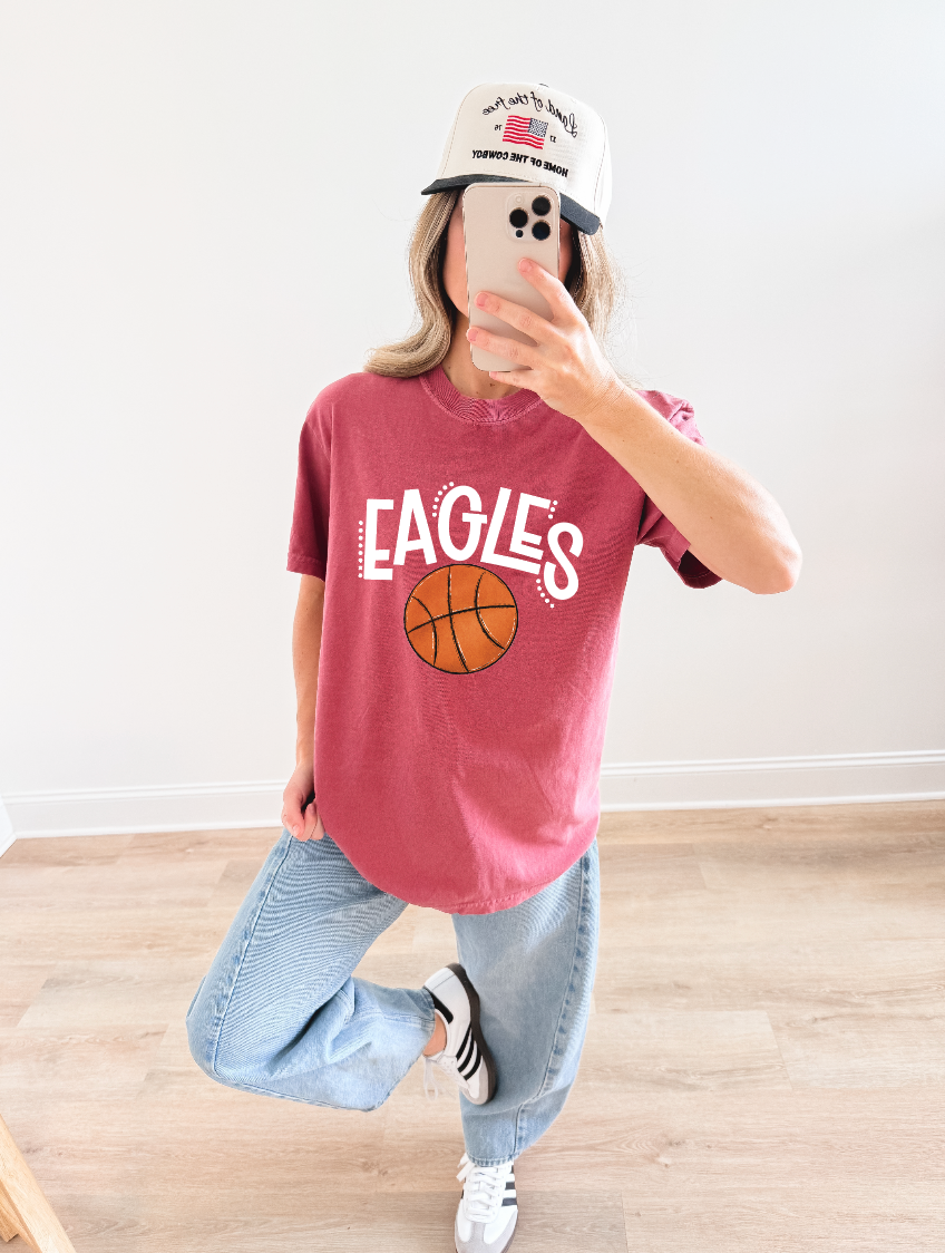 Eagles Basketball Comfort Colors
