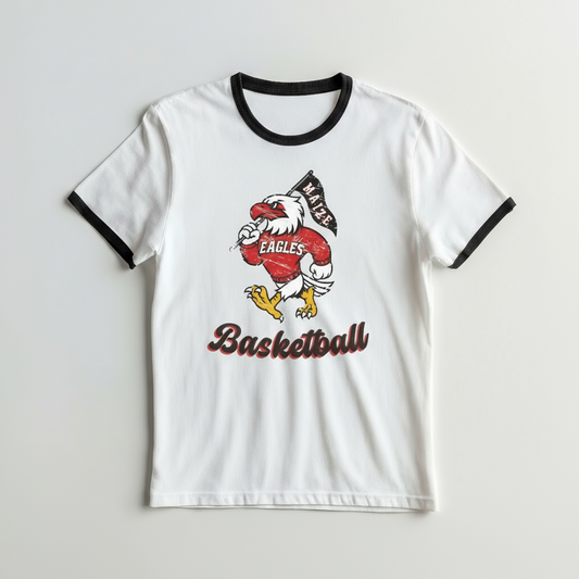 Vintage Mascot Ringer Tee (MHS)