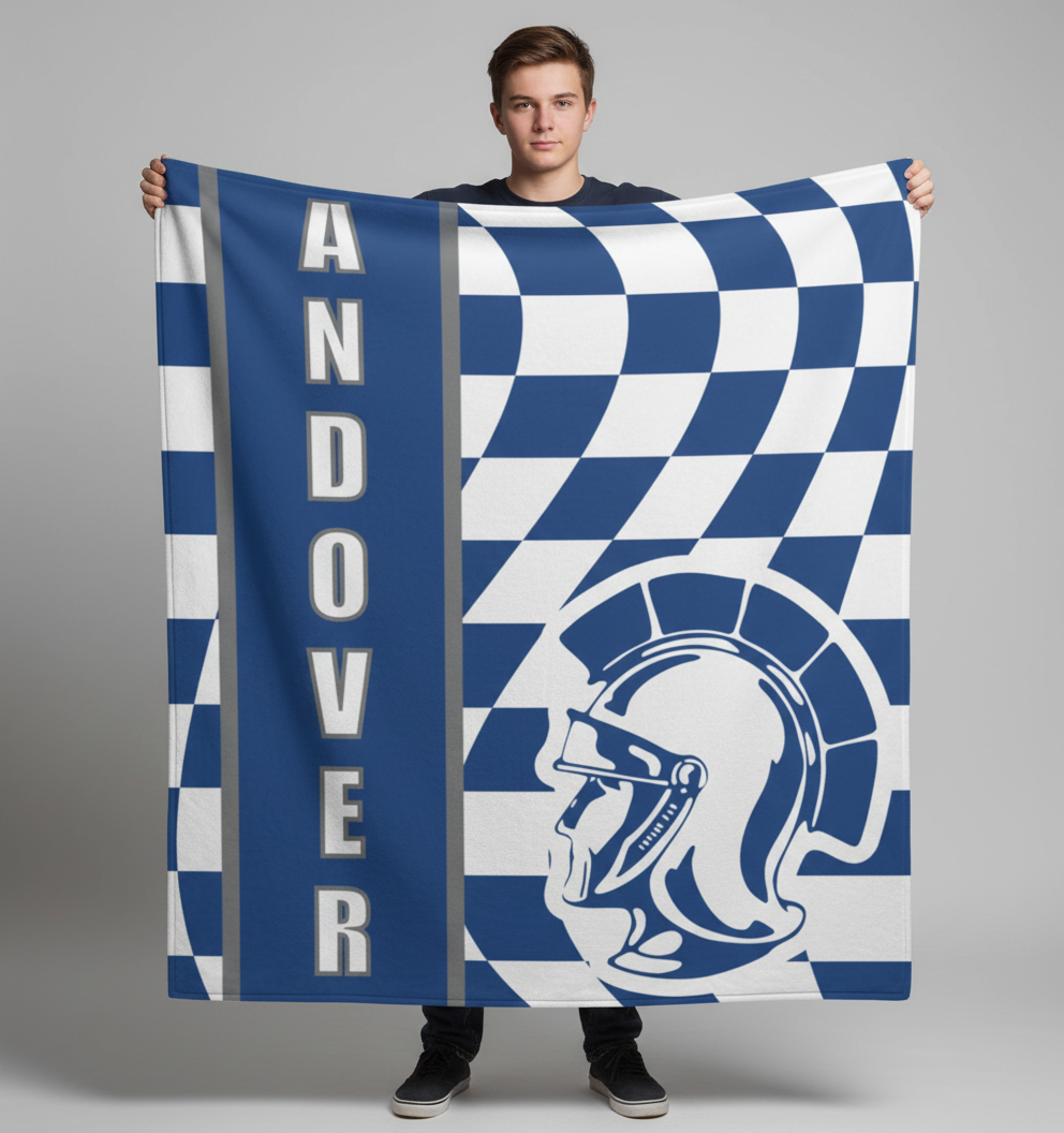 Trojan Theme Minky Blanket (AMS)