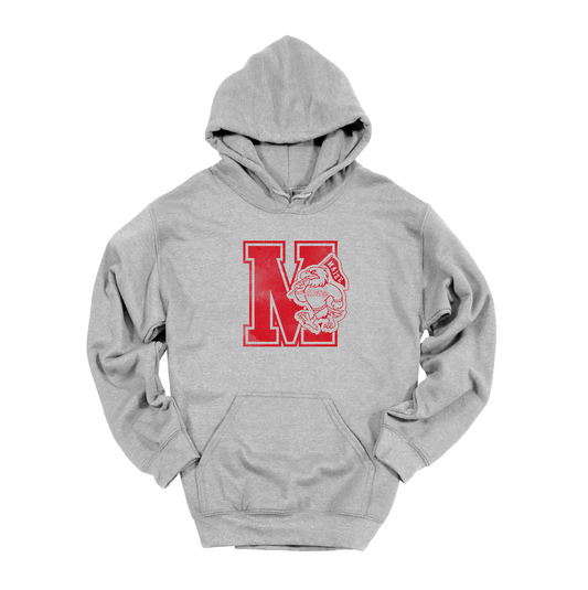 Maize Letter Grunge Hoodie (MMS)