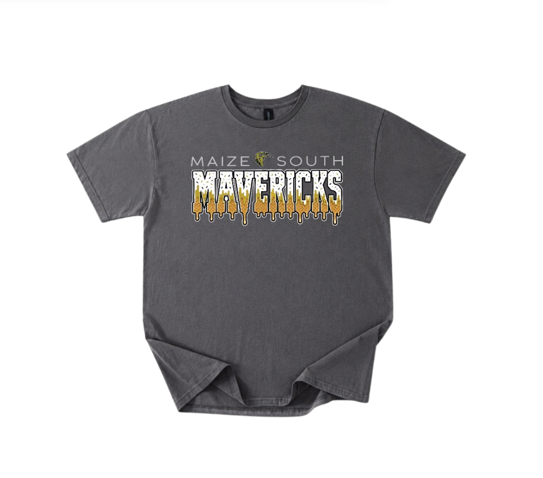 MSIS Mavericks Drippy Gildan Heavy Tee