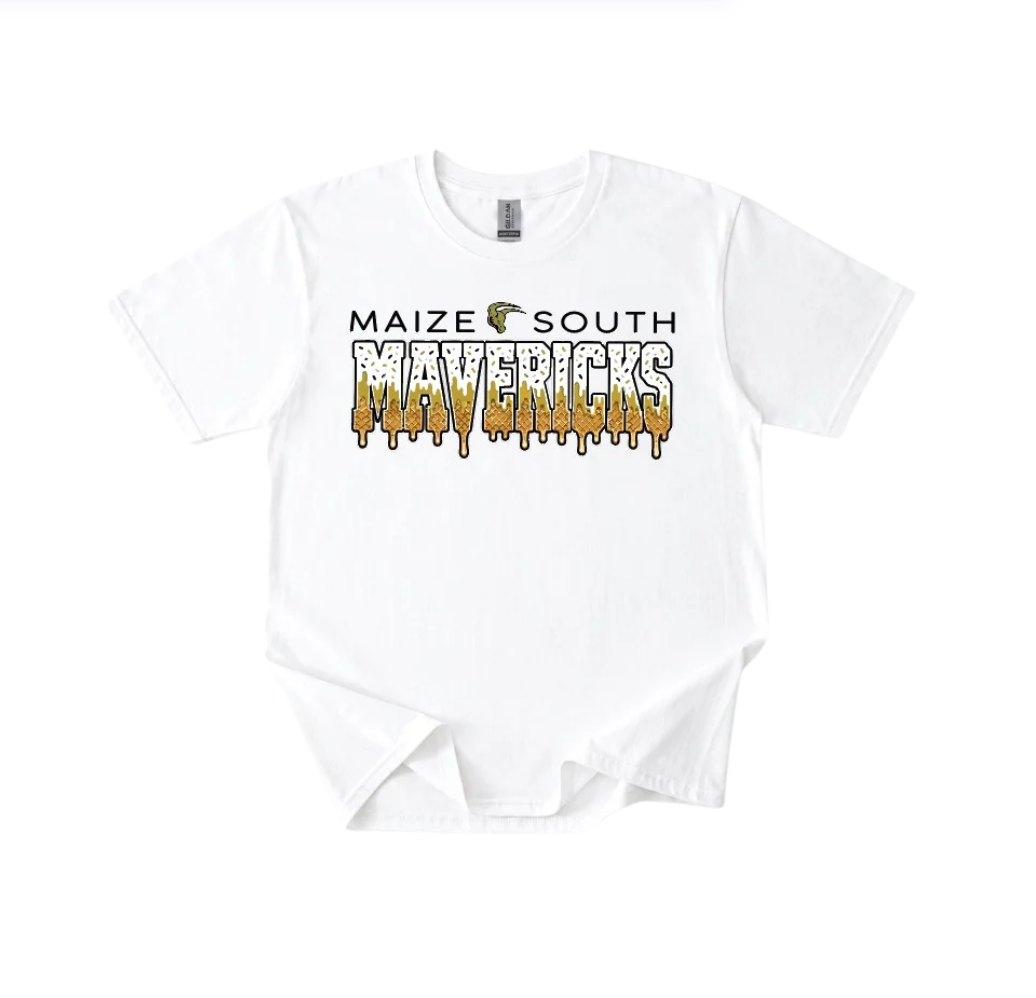 MSIS Mavericks Drippy Gildan Heavy Tee