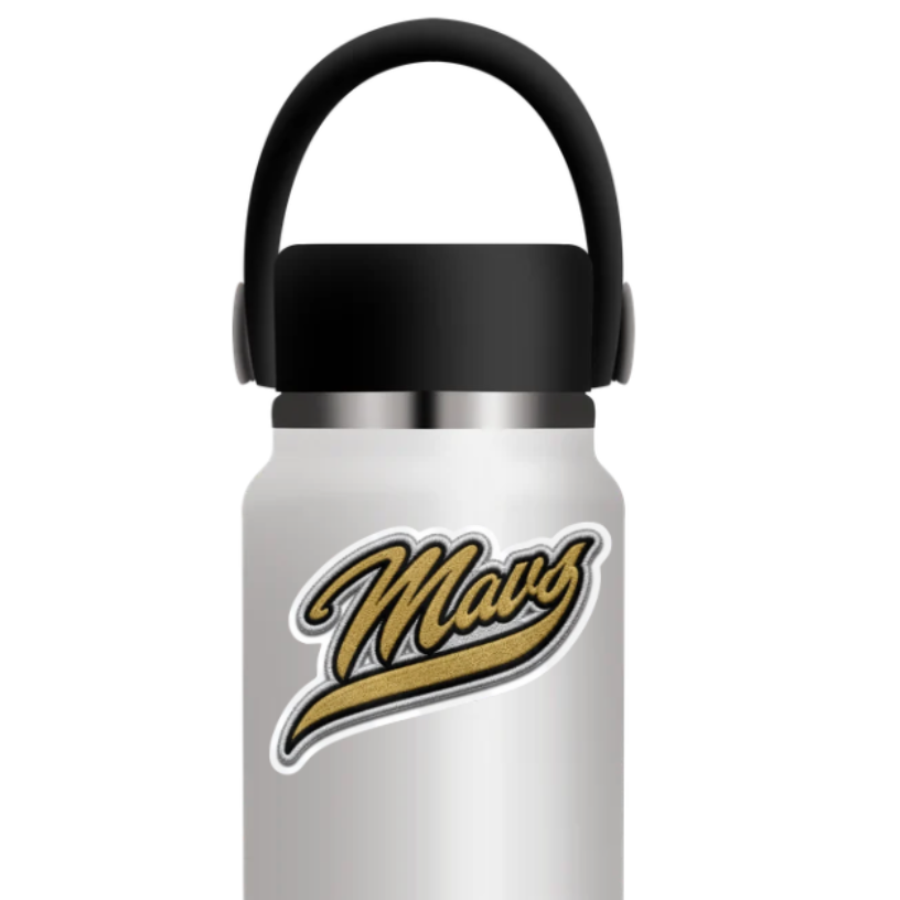 MSIS Glossy Vintage Mavs Water Bottle Sticker