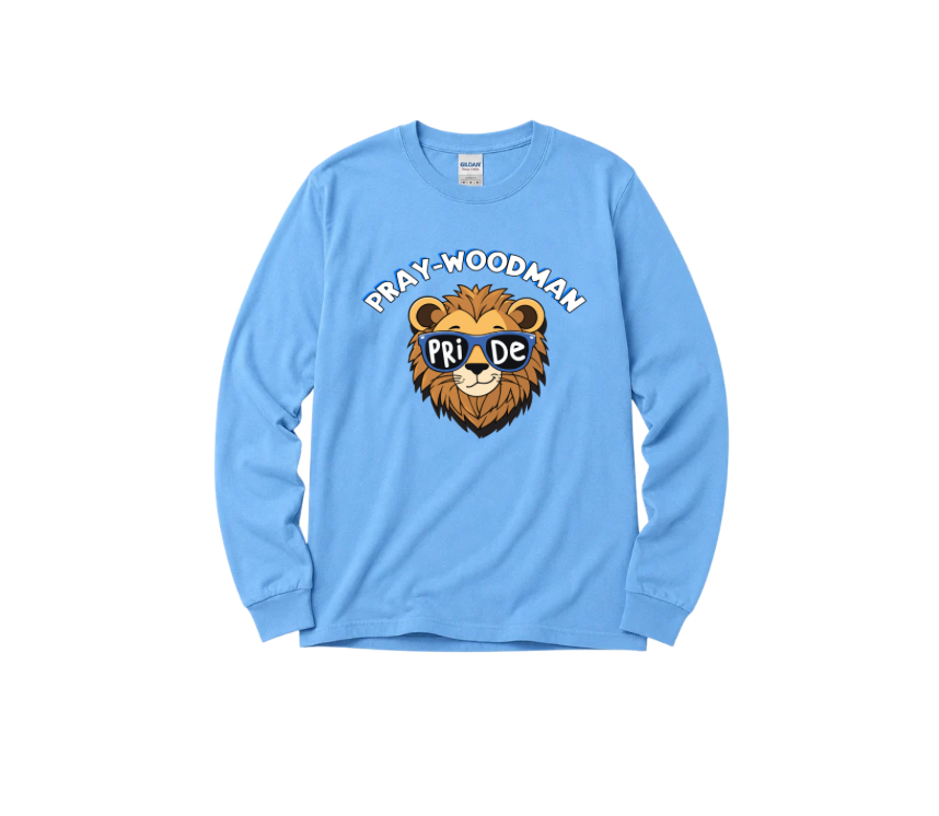 PWS Cute Lion Head Long Sleeve TShirt