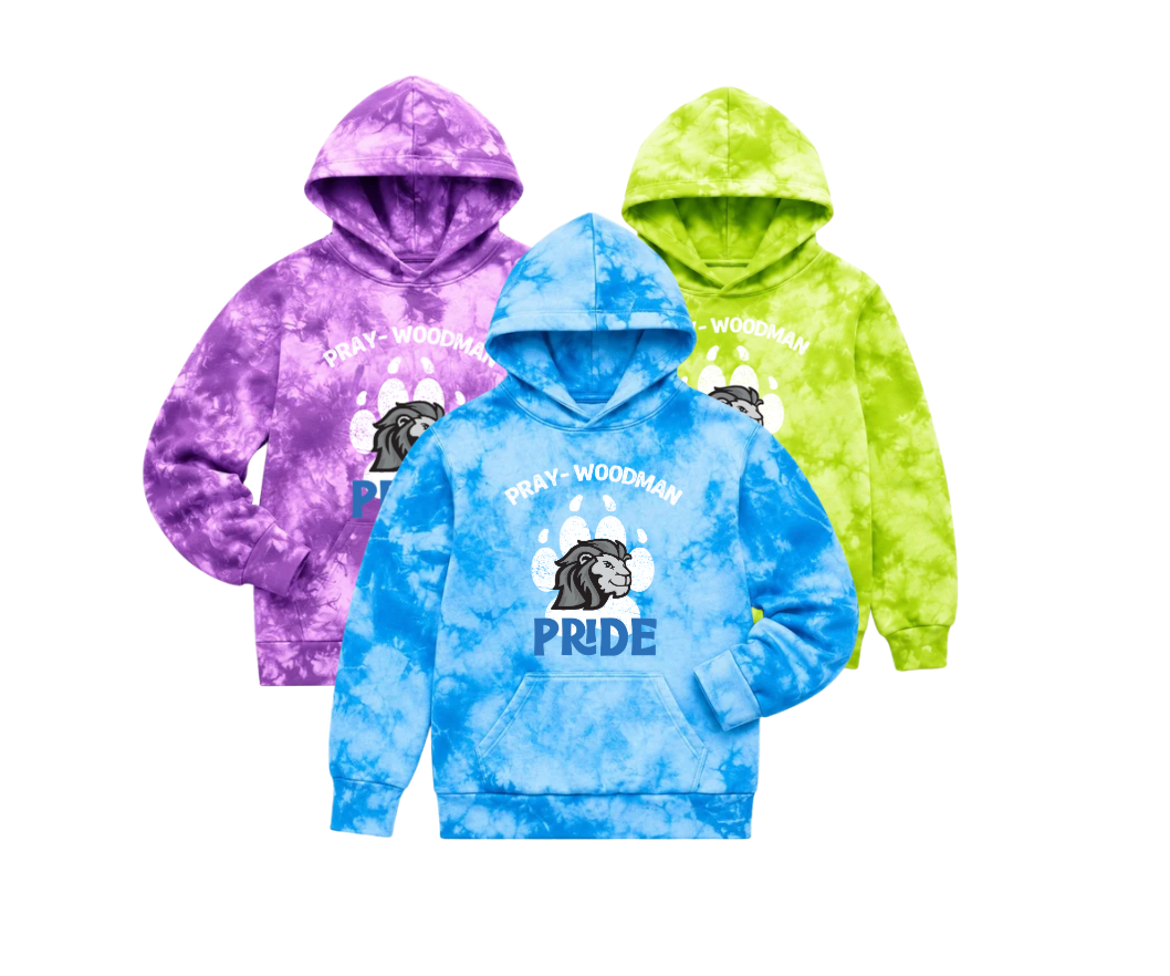 PWS Classic Paw Tie Dye Hoodie