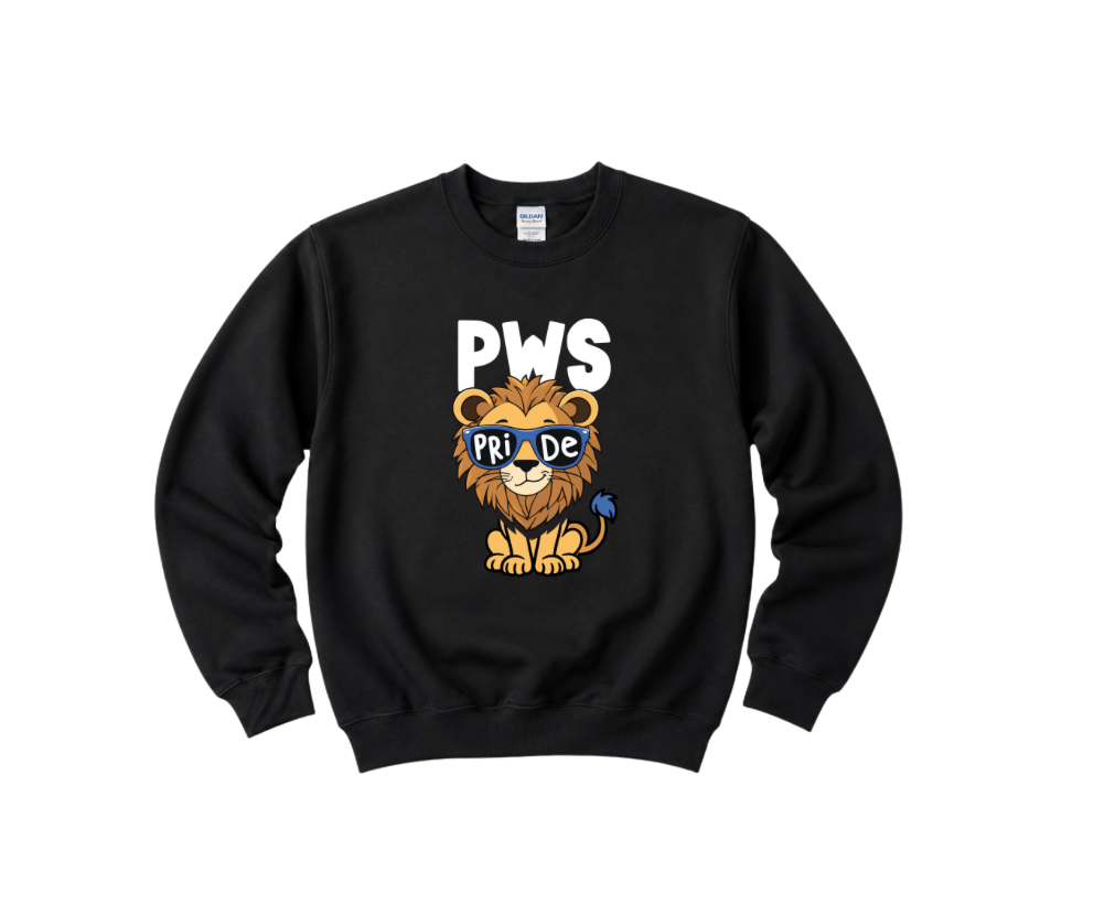 PWS Playful Lion Crewneck Sweatshirt