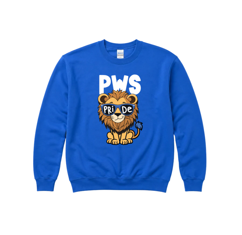 PWS Playful Lion Crewneck Sweatshirt