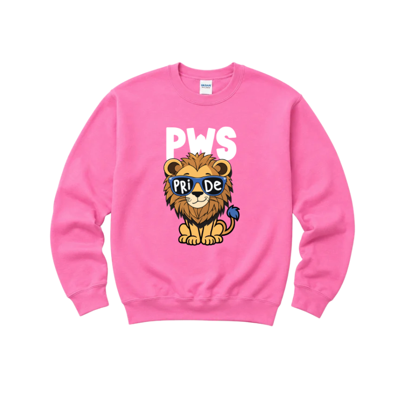 PWS Playful Lion Crewneck Sweatshirt