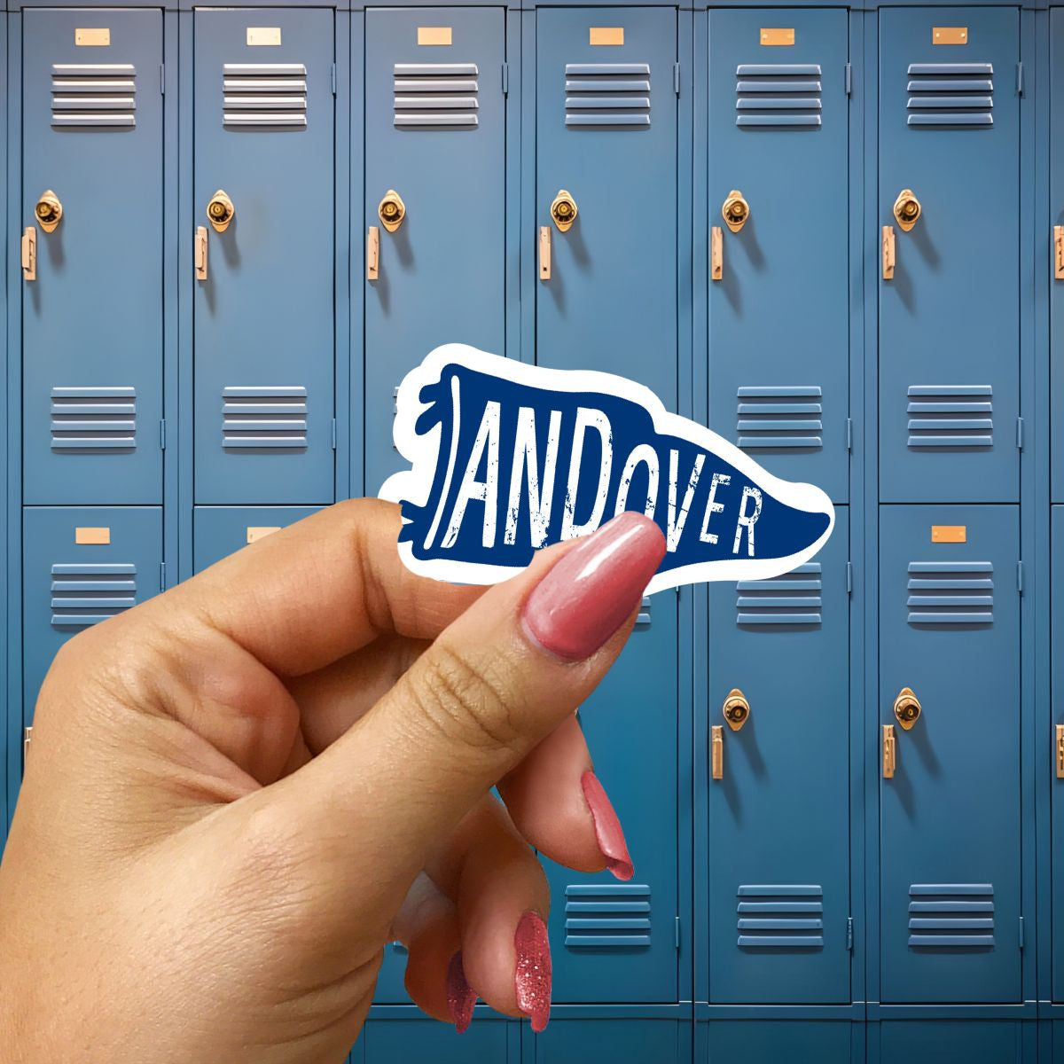 Andover Pennant Flag Waterproof Vinyl Sticker (AMS)