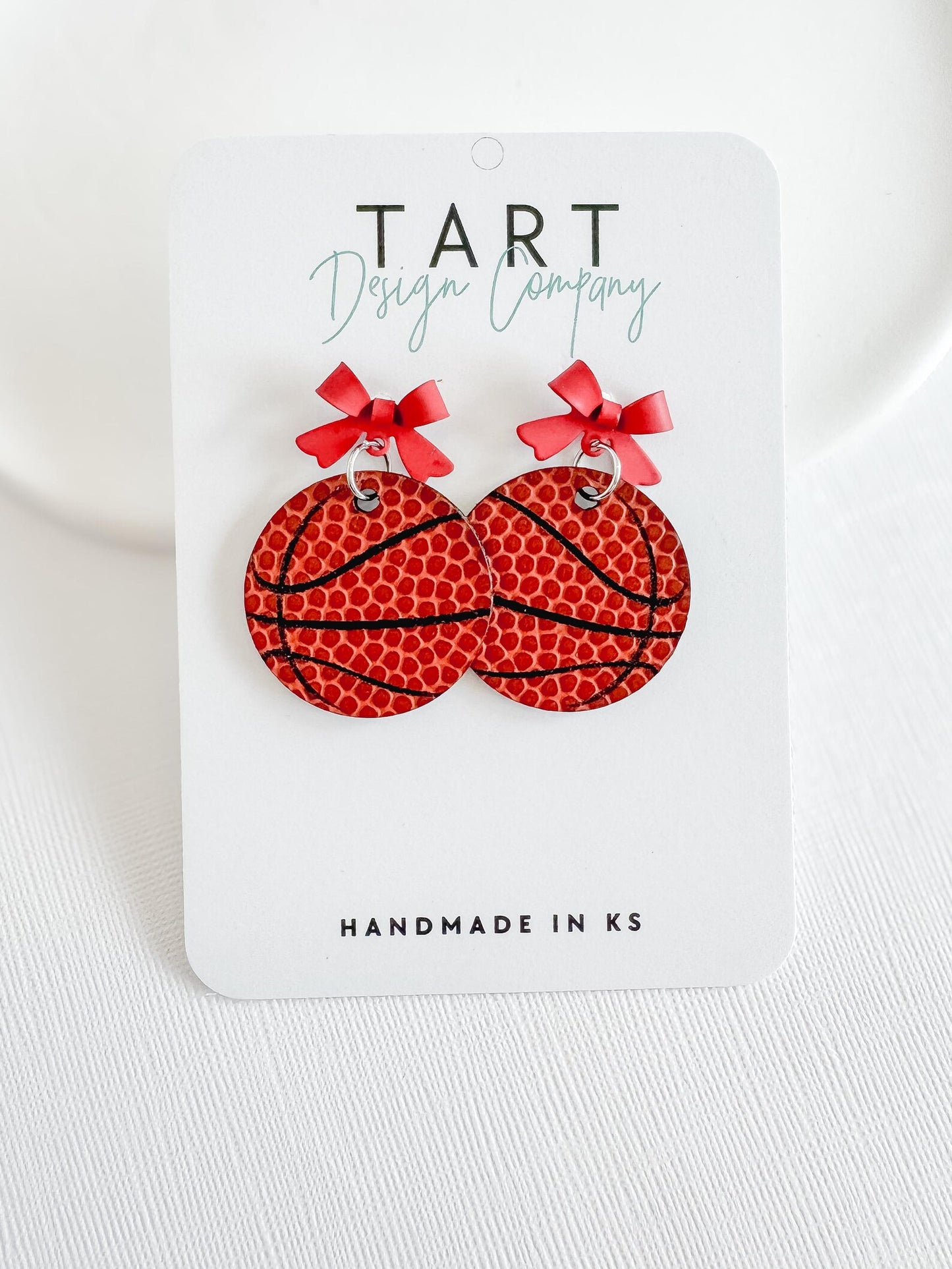 Basketball Dangles with Bow (MHS)