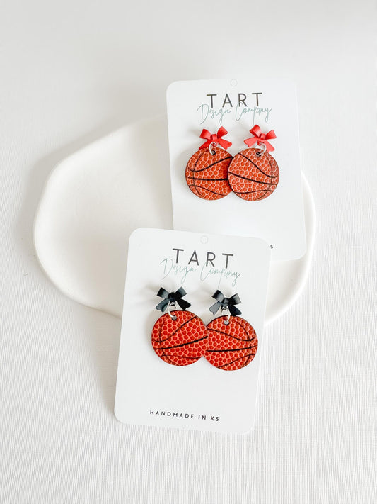 Basketball Dangles with Bow (MHS)